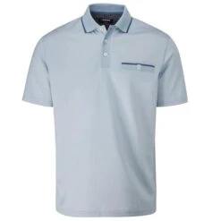 Farah Gents Nelson Polo Shirt Blue Grey - Dusky