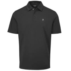 Farah Gents Keller Polo Shirt Black