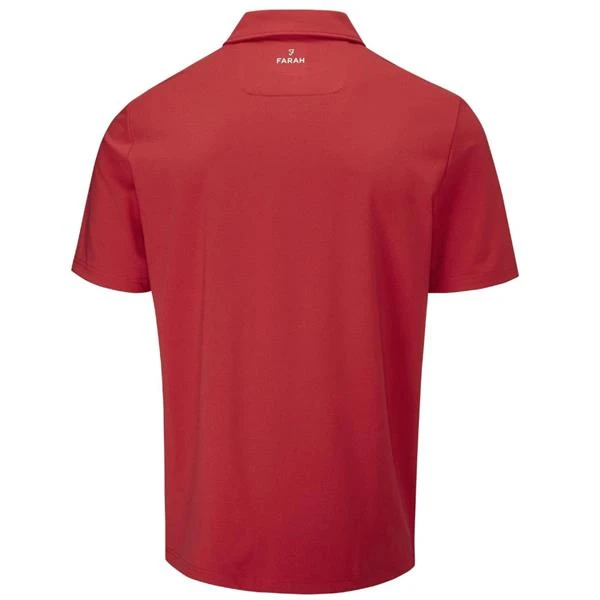 Farah Gents Keller Polo Shirt Jester Red - Image 2