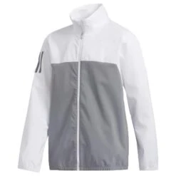 ADIDAS Junior - Boys Provisional Rain Jacket White
