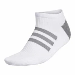 ADIDAS Ladies Comfort Low-Cut Socks Single White - Grey Two