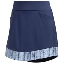 ADIDAS Ladies Ultimate 365 Printed Knit Skirt Tech Indigo