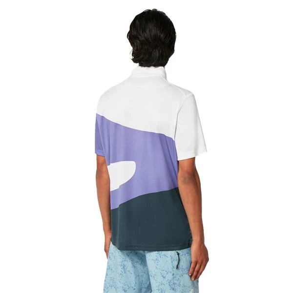 Oakley Gents Reduct Wave Polo Shirt New Lilac (45E) - Image 4