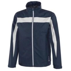 Galvin Green Junior - Boys Robert Paclite Jacket Navy - Off White (31)