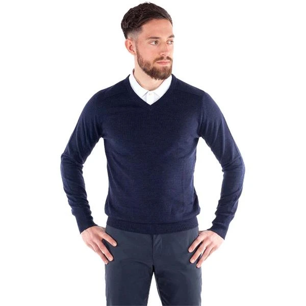 Galvin Green Gents Carl Sweater Navy Melange - Image 3