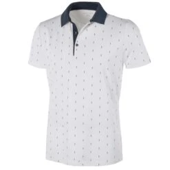 Galvin Green Gents Mayson V8+ Shirt White - Navy