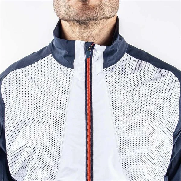 Galvin Green Gents Albert GORE-TEX Jacket White - Navy - Orange (13) - Image 6