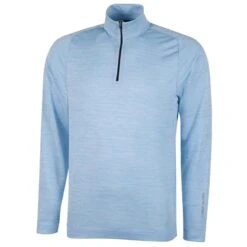 Galvin Green Gents Dixon 1/4 Zip Insula Lite Bluebell Blue