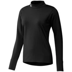 ADIDAS Ladies Sport Performance Primegreen Cold.Rdy Long Sleeve Mock Neck Black