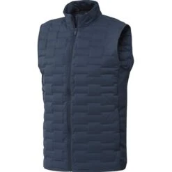 ADIDAS Gents Frost Guard Full-Zip Padded Vest Crew Navy