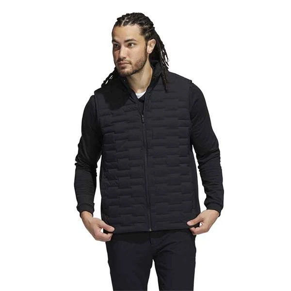 ADIDAS Gents Frost Guard Full-Zip Padded Vest Black - Image 2