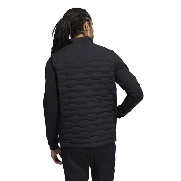 ADIDAS Gents Frost Guard Full-Zip Padded Vest Black - Image 3