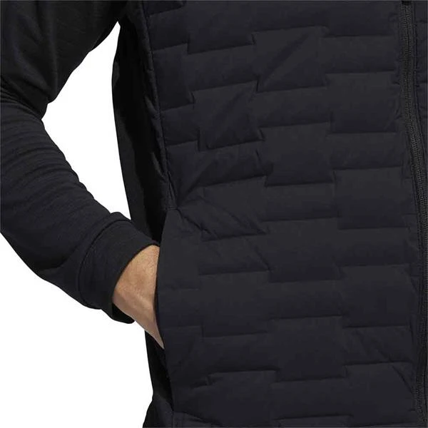 ADIDAS Gents Frost Guard Full-Zip Padded Vest Black - Image 5