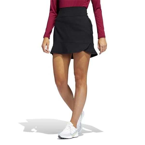 ADIDAS Ladies Primeblue Sport Skort Black - Image 3