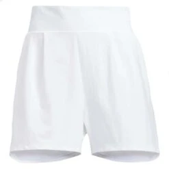 ADIDAS Ladies Go-To Pleated Shorts White