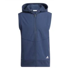 ADIDAS Gents Hoodie Vest Crew Navy