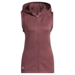ADIDAS Ladies Cold.Rdy Full Zip Vest Quiet Crimson