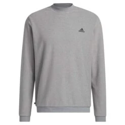 ADIDAS Gents Core Crew Sweatshirt Grey Three