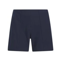 ADIDAS Ladies Pintuck 5 Inch Pull On Shorts Collegiate Navy
