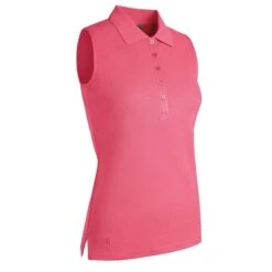 Ladies Jenna Sleeveless Performance Pique Polo Shirt Sorbet