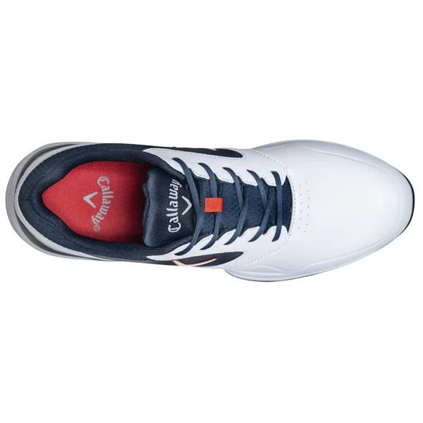Callaway Gents Chev LS Shoes White - Navy - Red - Image 4