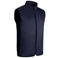 Gents Shiel Z-Frnt Rib Padded Gilet Navy