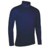 Gents Kelso Long Sleeve Roll Collar Shirt Navy