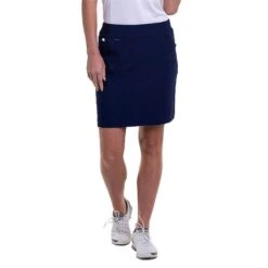 Ladies Compression Pull On Skort Inky