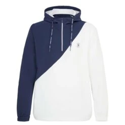 Original Penguin Gents Colour Block Jacket Black Iris (417)