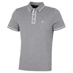 Original Penguin Gents Earl Performance Polo Shirt Asphalt (085)