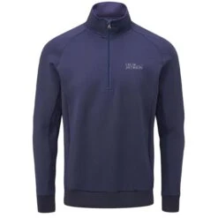 Oscar Jacobson Gents Trent Tour Pullover Solid Navy
