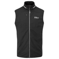 Oscar Jacobson Gents Rolfe Tour Gilet Black - White