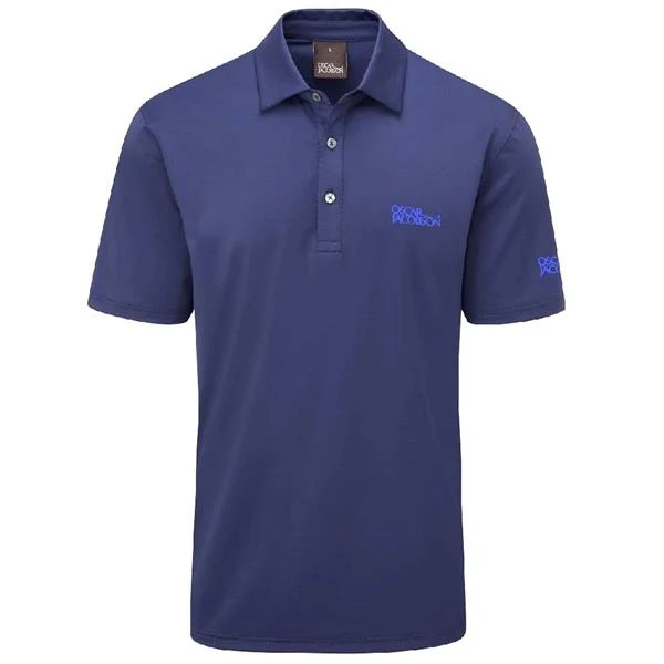 Oscar Jacobson Gents Chap Tour Polo Shirt Navy