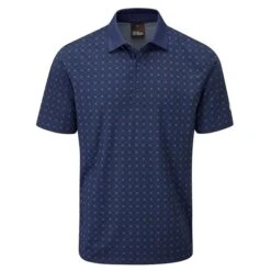 Oscar Jacobson Gents Barton Performance Polo Shirt Navy