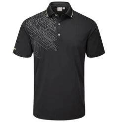 Ping Gents 1A Putter Polo Shirt Black