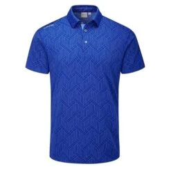 Ping Gents Otto Polo Shirt Blue Surf