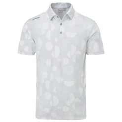 Ping Gents Jay Polo Shirt Pearl Grey