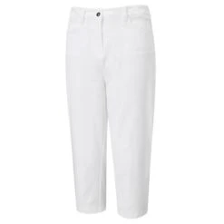 Ping Ladies Verity Crop Trousers White