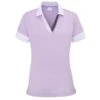 Ping Ladies Sadie Polo Shirt Cool Lilac - White