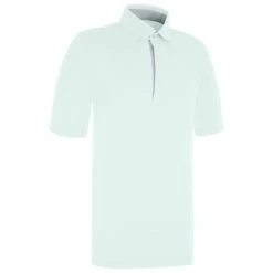 Gents Pro Tech Peached Polo Shirt Aqua