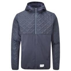Gents Evolution-Tech Hooded Padded Jacket French Navy
