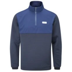 Gents Active-Tech Lined Sweater Navy
