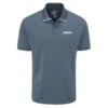 Gents Crawley Polo Shirt Peacock Marl