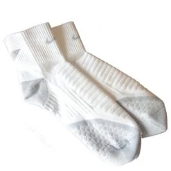 Nike Gents Elite Cushion Quarter Socks White - Grey (101)