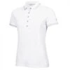 Ladies Martha Pique Polo Shirt White