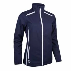 Killy Ladies Waterproof Jacket Navy - White