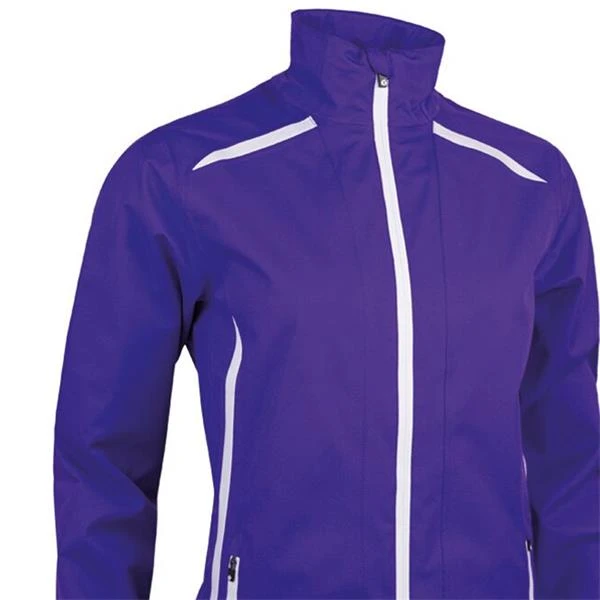 Killy Ladies Waterproof Jacket Purple - White - Image 2