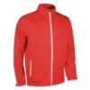 Gents Whisperdry Luxelight Waterproof Jacket Red - Silver