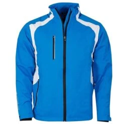 Gents Waterproof Valberg Jacket Lightning Blue - White - Black