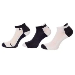 Patterened Socks 3-Pairs Navy